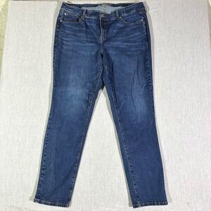 Torrid Boyfriend Straight Jeans Women's 20XT Blue Denim Vintage Stretch Denim